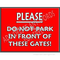 Warning metal signs.No parking metal signs,tin sign